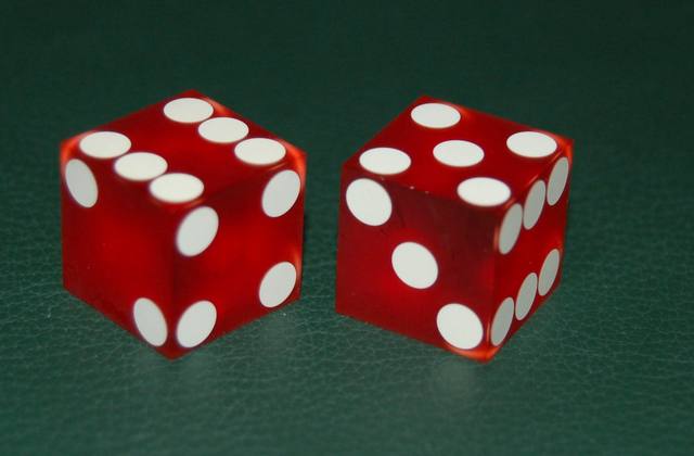 Craps table