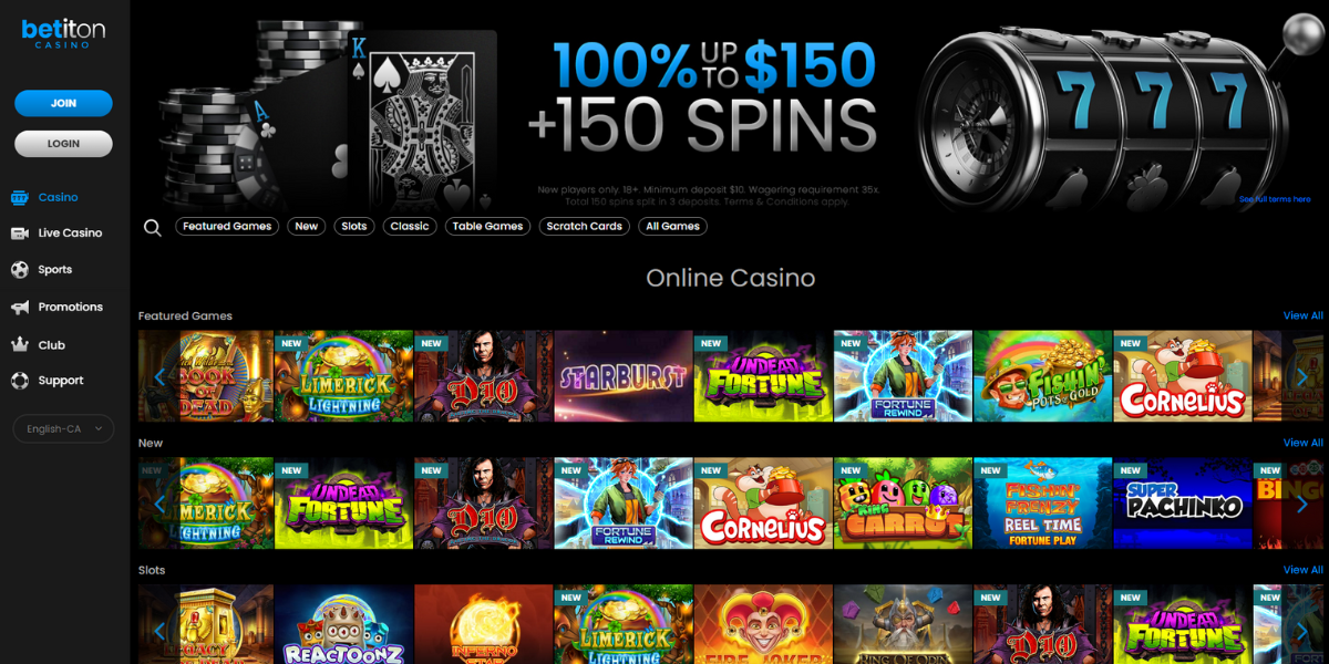 betiton casino home page